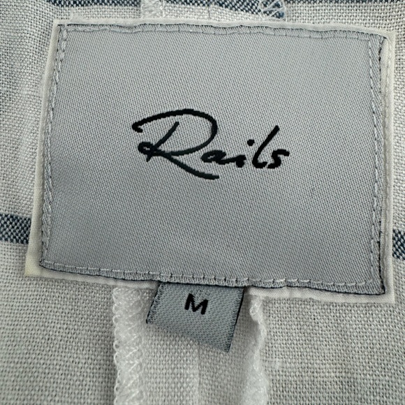 Rails Positano Stripe Linen Blouse - Picture 6 of 10